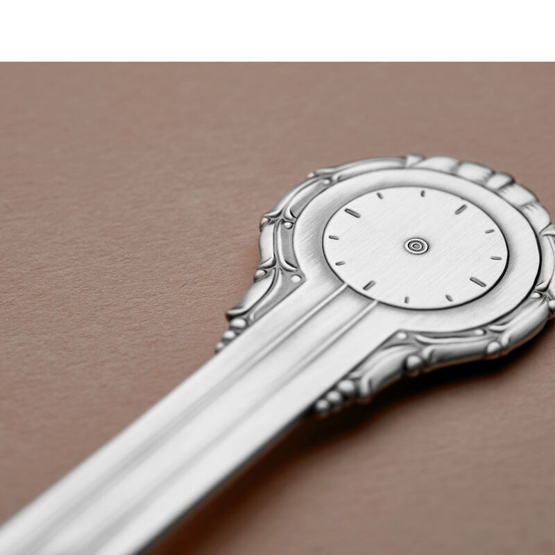 Clock Christening spoon