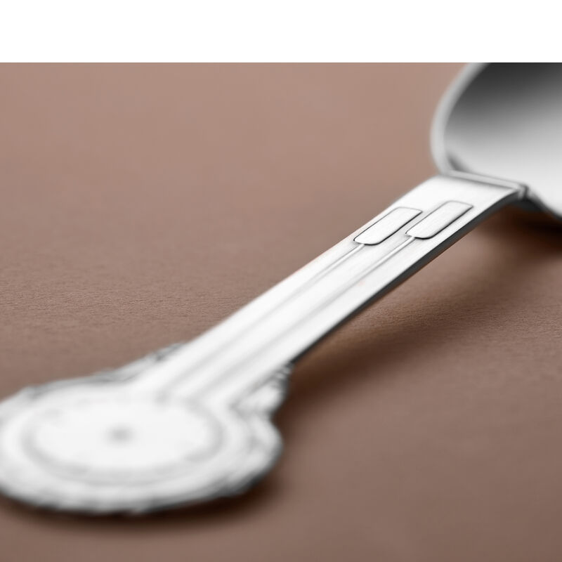 Clock Christening spoon