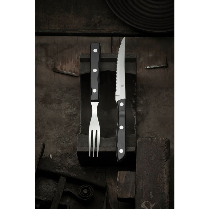 Old Farmer Black Steak cutlery 4 parts