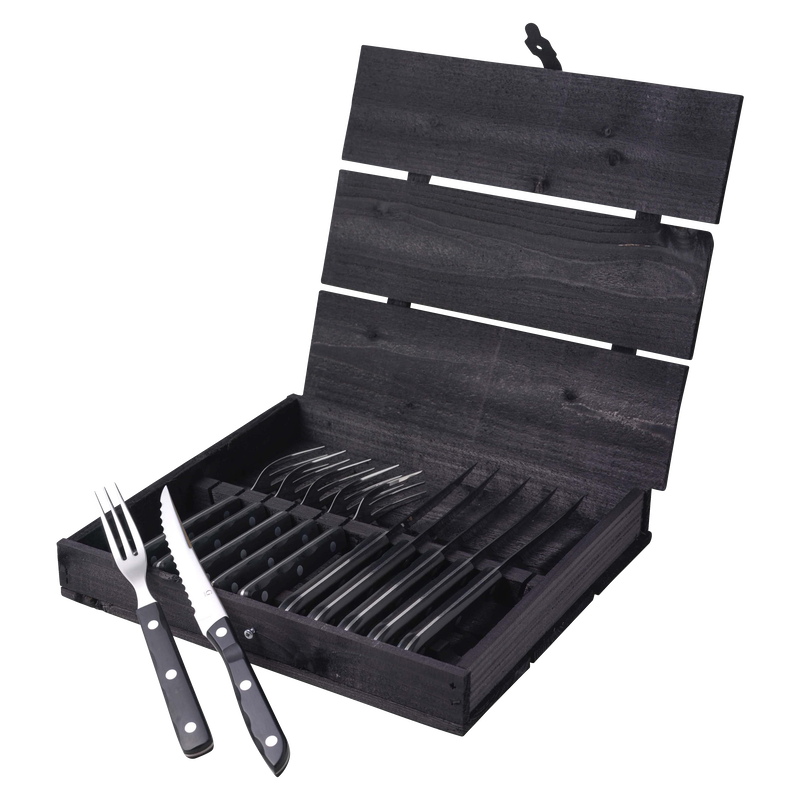 Old Farmer Black Steak cutlery 12 parts