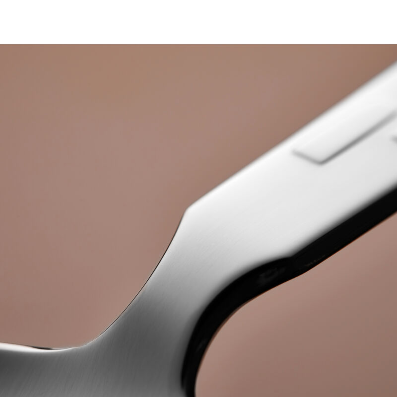 Clock with flowers Christening spoon