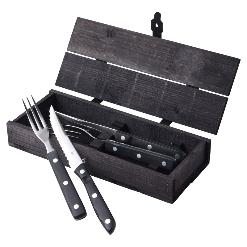 Old Farmer Black Steak cutlery 4 parts