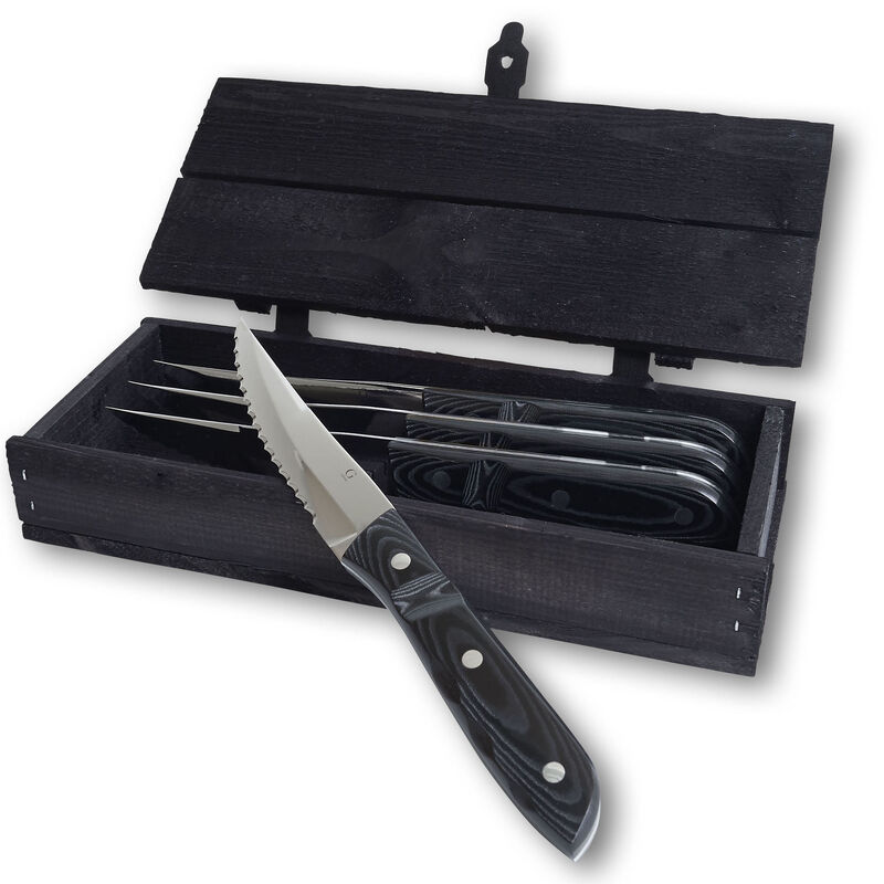 Old Farmer Micarta Steak knife XL 4 pcs