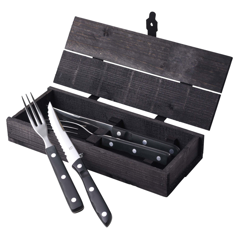Old Farmer Black Steak cutlery 4 parts